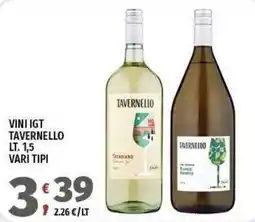 Vivo Supermercati Vini IGT Tavernello offerta