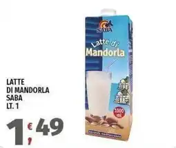 Vivo Supermercati Latte di Mandorla Saba offerta