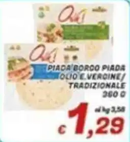 Idromarket Piada Borgo Piada Olio E.Vergine Tradizionale offerta