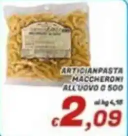 Idromarket Artigianpasta maccheroni all'uovo offerta