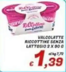 Idromarket Ricottine senza lattosio offerta