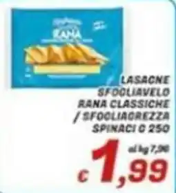 Idromarket Lasagne sfogliavelo rana classiche offerta