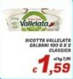Idromarket Ricotta Vallelata Galbani Classica offerta