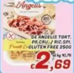 Idromarket De Angelis torta pr.cru. / ric.spl. gluten free offerta