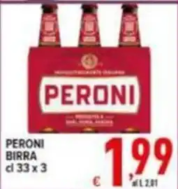Iper Triscount Peroni birra offerta