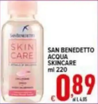Iper Triscount San Benedetto acqua skincare offerta