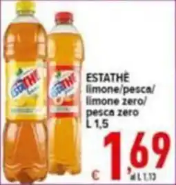 Iper Triscount Estathe limone/pesca/limone zero/pesca zero offerta