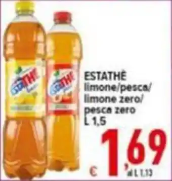 Iper Triscount Estathe limone/pesca/limone zero/pesca zero offerta