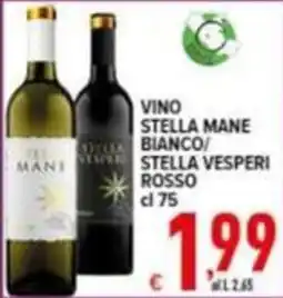 Iper Triscount Vino Stella Mane Bianco/ Stella Vesperì Rosso offerta