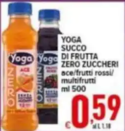 Iper Triscount Yoga succo di frutta offerta