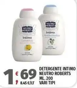Vivo Supermercati Detergente intimo Neutro Roberts offerta