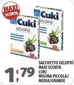 Vivo Supermercati Sacchetto gelopiù Cuki offerta