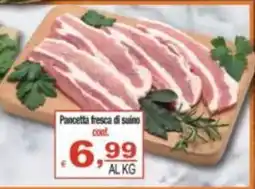 CTS Supermercati Pancetta fresca di suino offerta