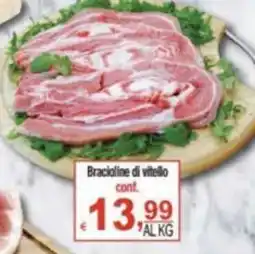 CTS Supermercati Bracioline di vitello offerta