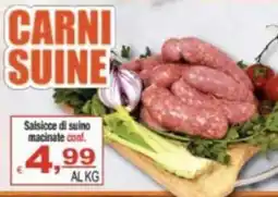 CTS Supermercati Salsicce di suino macinate offerta