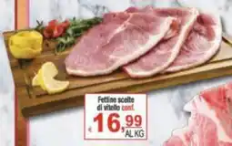 CTS Supermercati Fettine scelte di vitello offerta