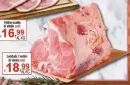 CTS Supermercati Fettine scelte di vitello offerta