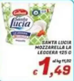 Idromarket Santa Lucia Mozzarella La Leggera offerta