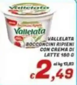 Idromarket Vallelata Bocconcini Ripieni con Crema di Latte offerta