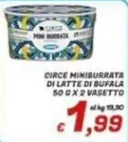 Idromarket Circe miniburrata di latte di bufala offerta