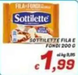 Idromarket Sottilette fila e fondi offerta