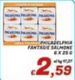 Idromarket Philadelphia Fantasie Salmone offerta