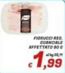 Idromarket Fiorucci reg. guanciale affettato offerta