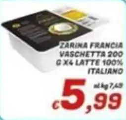 Idromarket Zarina Francia vaschetta offerta