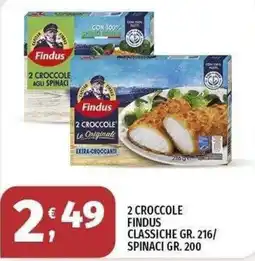 Vivo Supermercati 2 Crocche Findus Classiche offerta