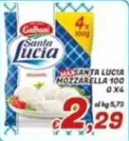 Idromarket Santa lucia Mozzarella 100 offerta