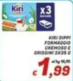 Idromarket Kiri Dippi Formaggio Cremoso e Grissini offerta