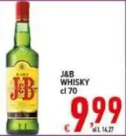 Iper Triscount J&B Whisky offerta