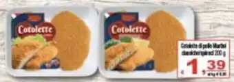 CTS Supermercati Cotolette di pollo Martini classiche offerta