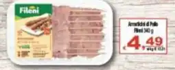 CTS Supermercati Arrotolati di Pollo Fileni offerta
