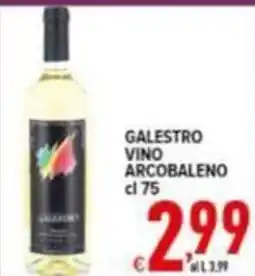 Iper Triscount Galestro vino arcobaleno offerta