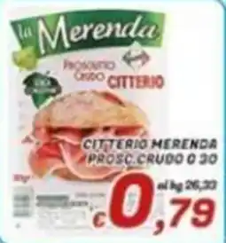 Idromarket La Merenda Prosciutto Crudo Citterio offerta