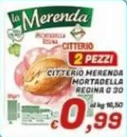 Idromarket Citterio merenda mortadella regina offerta