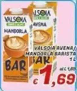 Idromarket Valsola Avena/Mandorla Barista offerta