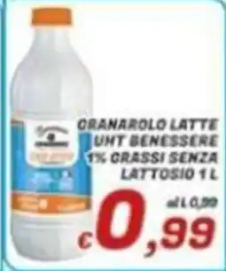 Idromarket Granarolo latte UHT benessere 1% grassi senza lattosio offerta