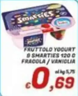 Idromarket Fruttolo yogurt & smarties offerta