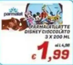 Idromarket Parmalat latte Disney cioccolato offerta
