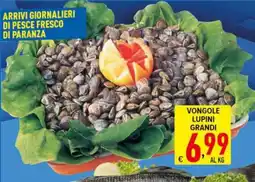 Iper Triscount Vongole lupini grandi offerta