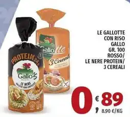 Vivo Supermercati Le nere protein gallo offerta