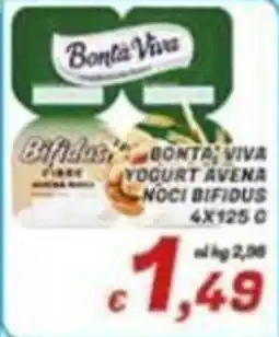 Idromarket Bonta Viva Yoghurt Avena Noci Bifidus offerta