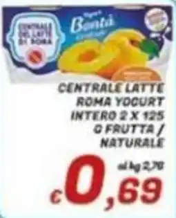 Idromarket Centrale Latte Roma Yogurt Intero offerta