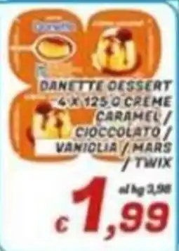 Idromarket Danette dessert offerta