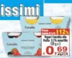 CTS Supermercati Yogurt Cornelia alla frutta 0,1% assortito offerta