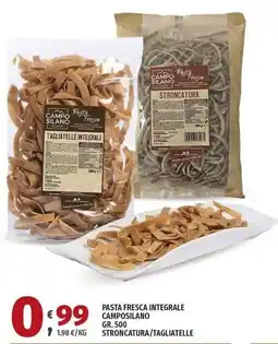 Vivo Supermercati Pasta fresca integrale Camposilano offerta