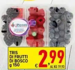 Iper Triscount Piccoli tris di frutti di bosco offerta