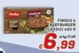 Idromarket Findus 4 Beefburger Classici offerta